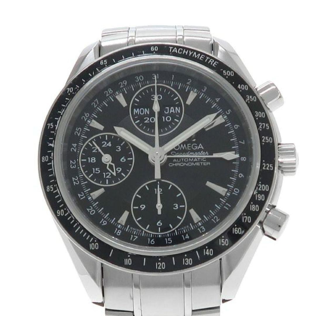 OMEGA Speedmaster Day-Date Triple Calendar Watch Auto Black Dial 3220.50 Mens