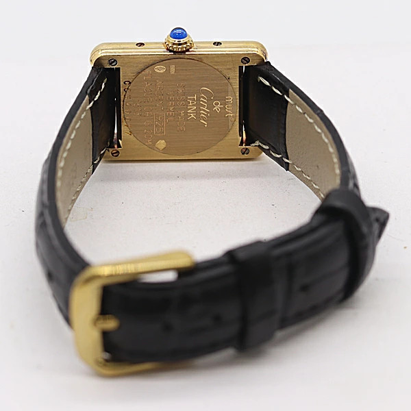Cartier Must Tank SM White Dial Quartz W1009654 1613CC340077 SV925 Women’s