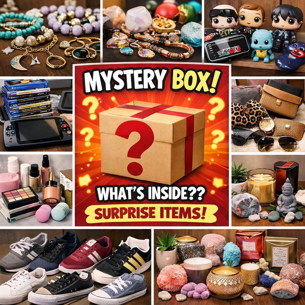 AMAZON Mystery Box Gen Merch. Liquidations Bundles 10- 18 Items – New Free ship