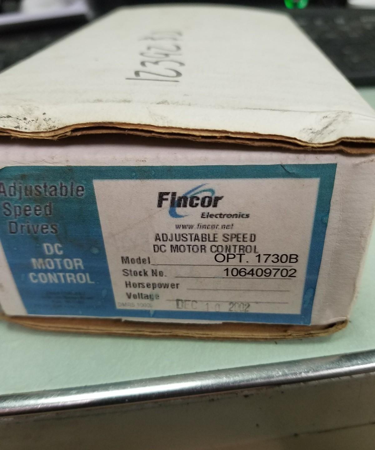 Fincor 106409702 Option 1730B Barrier Terminal Board For 2120 Drive 230VAC New