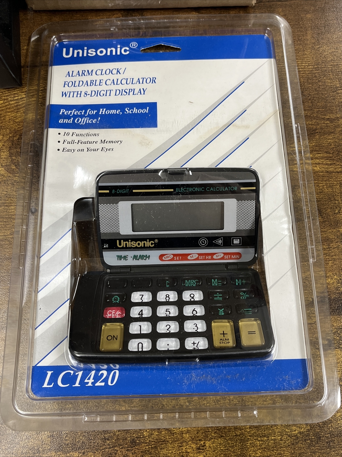 Amazon Wholesale Lot Of 45 Unisonic Foldable Calculator / Alarm Clock