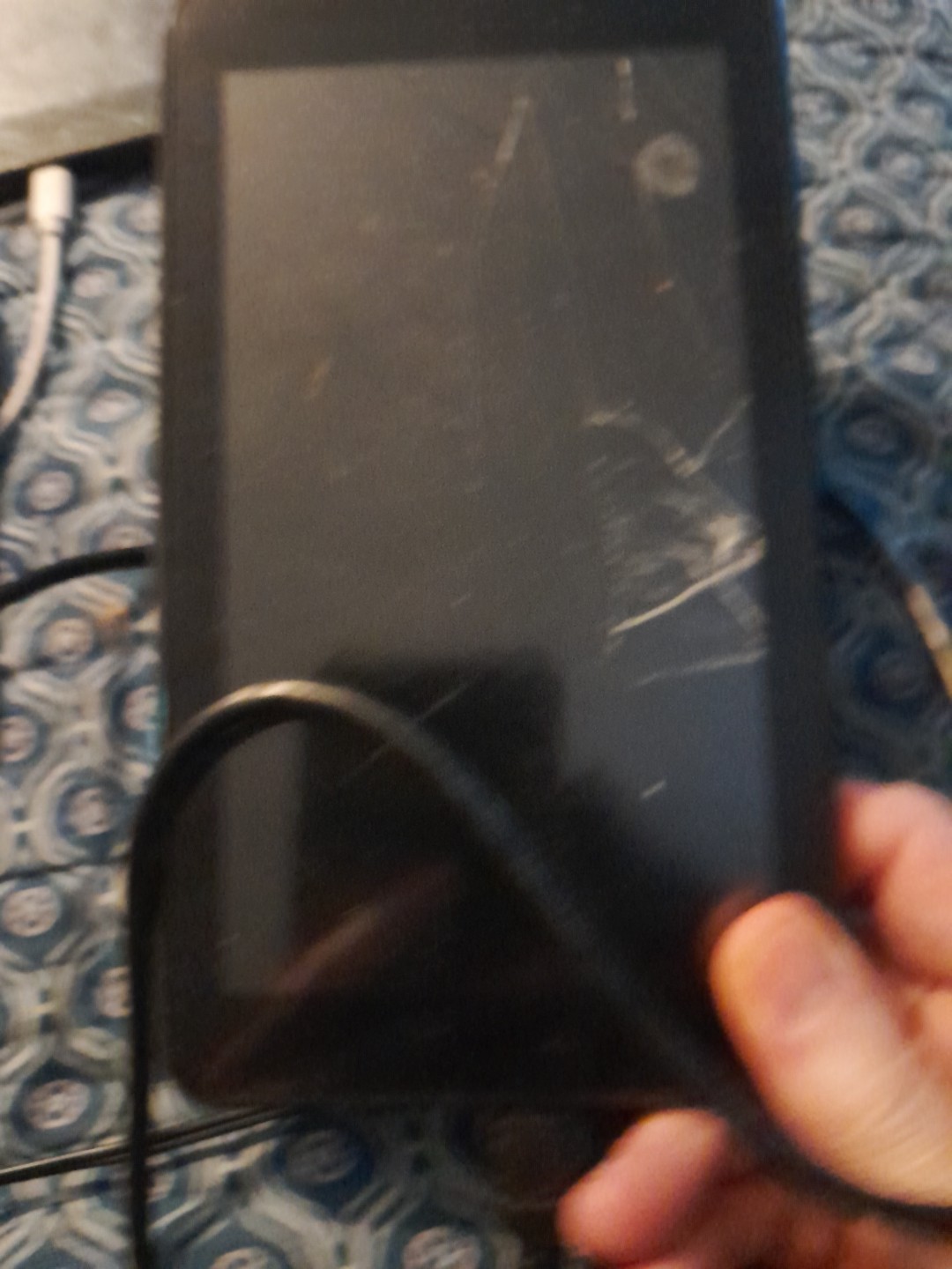 7 Old Tablets And 4 Old Phones Some Chargers Some Damaged For Parts Inc IPad