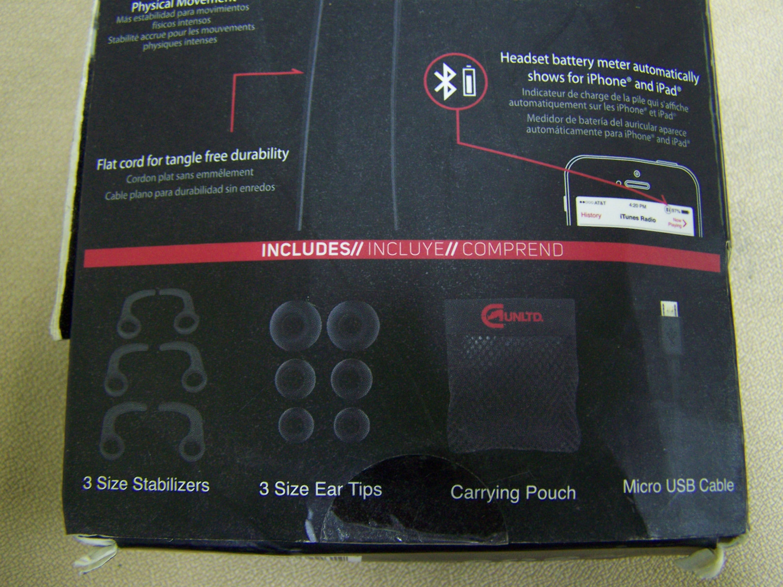 ECKOUNLTD Runner Bluetooth Earphones Black earbuds