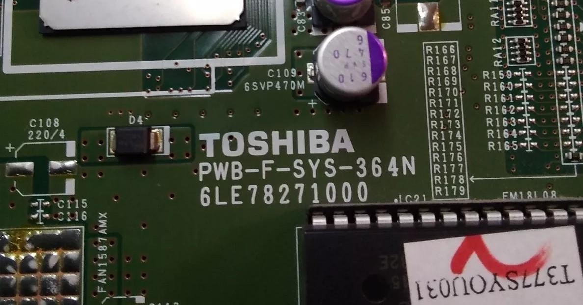 Toshiba PWB-F-SYS-364N Printer Main Logic Board 6LE78271000
