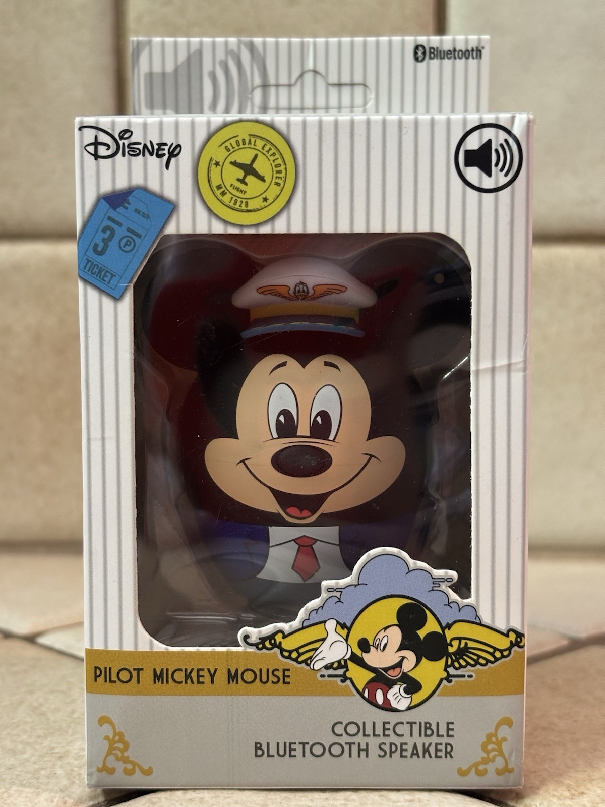 Bitty Boomers Disney Mickey Mouse Pilot – Mini Bluetooth Speaker