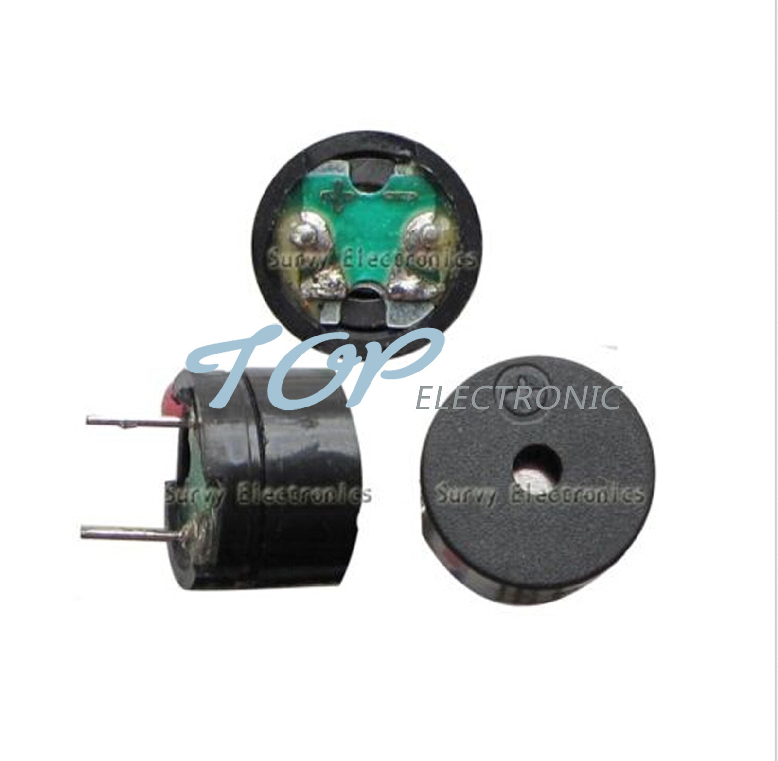 2pcs Universal Passive Buzzer AC / 2KHz 3V 5V 12V