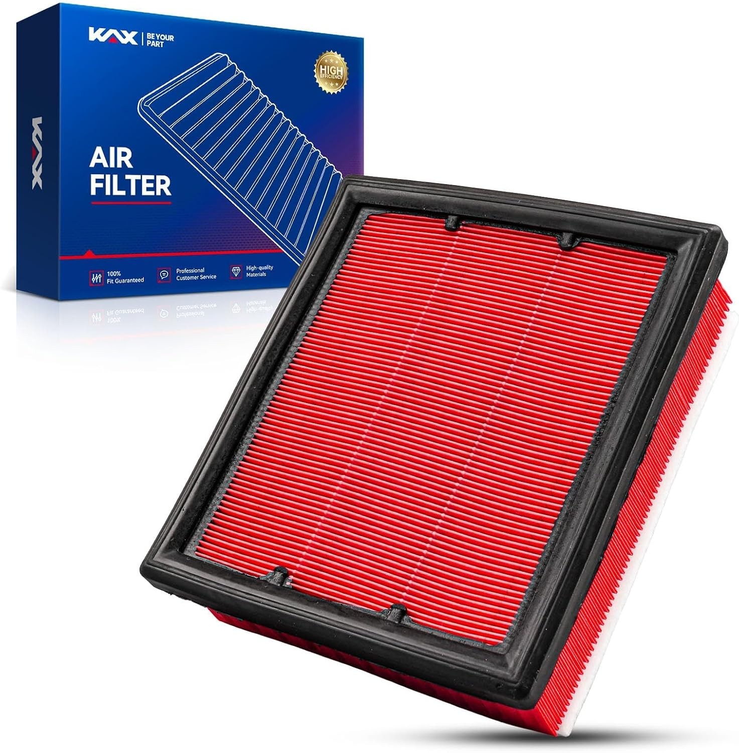 KAX Premium Engine Air Filter, CA12066 Replacement for Jeep Compass, Renegade; R