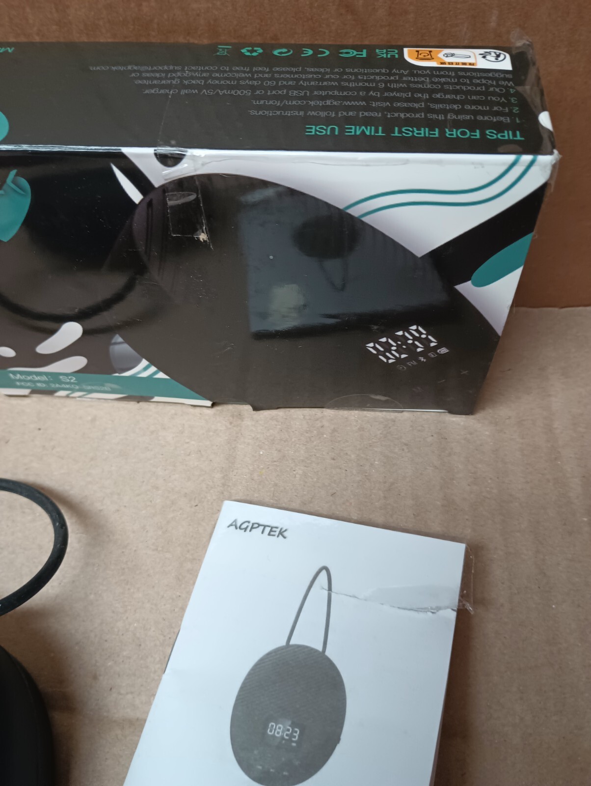 AGPTEK Waterproof Wireless Radio Speaker Model: S2 New Open Box Fast Shipping