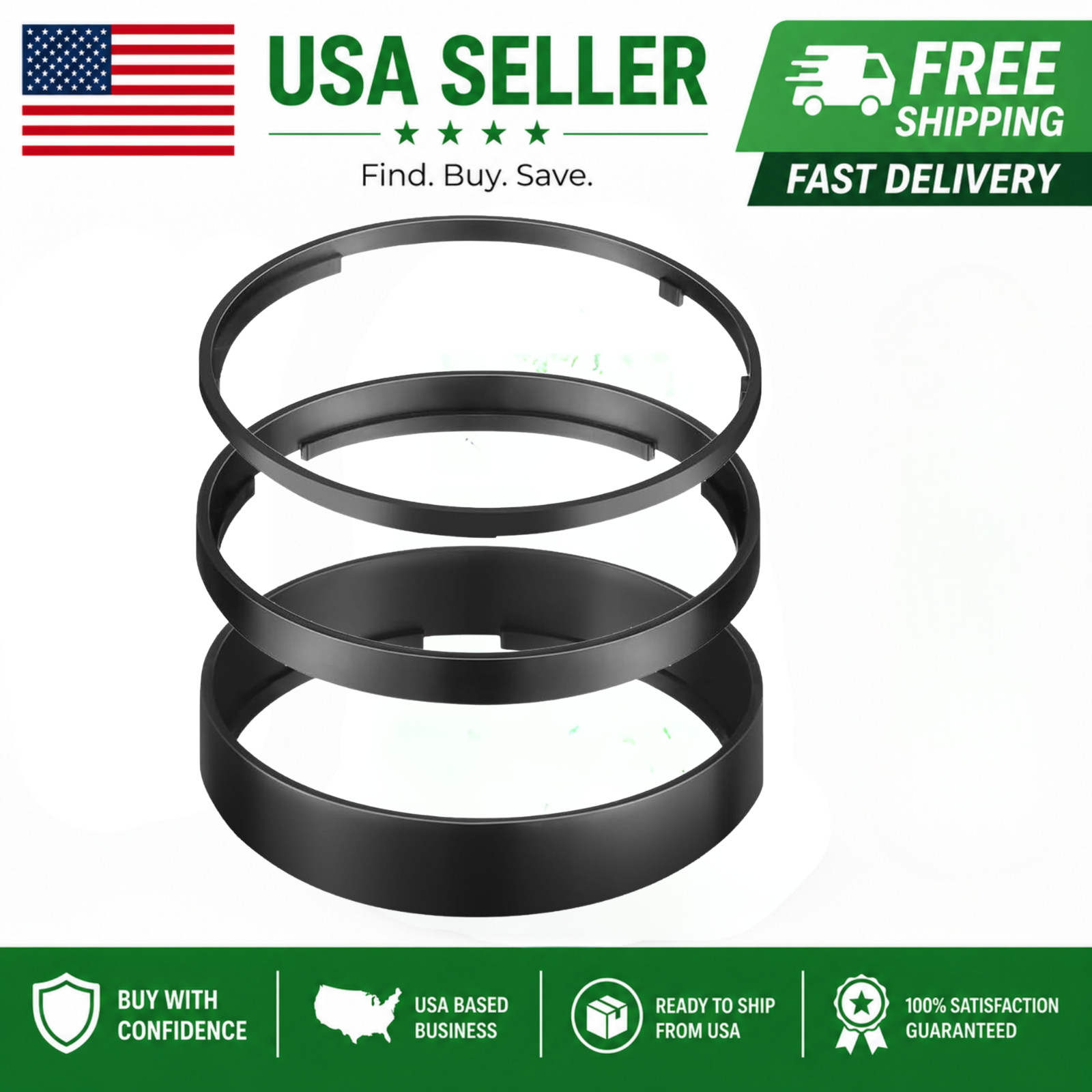 (3-pack) Air Cleaner Spacer for Carburetor,Air Cleaner Risers Kit, Air Filter