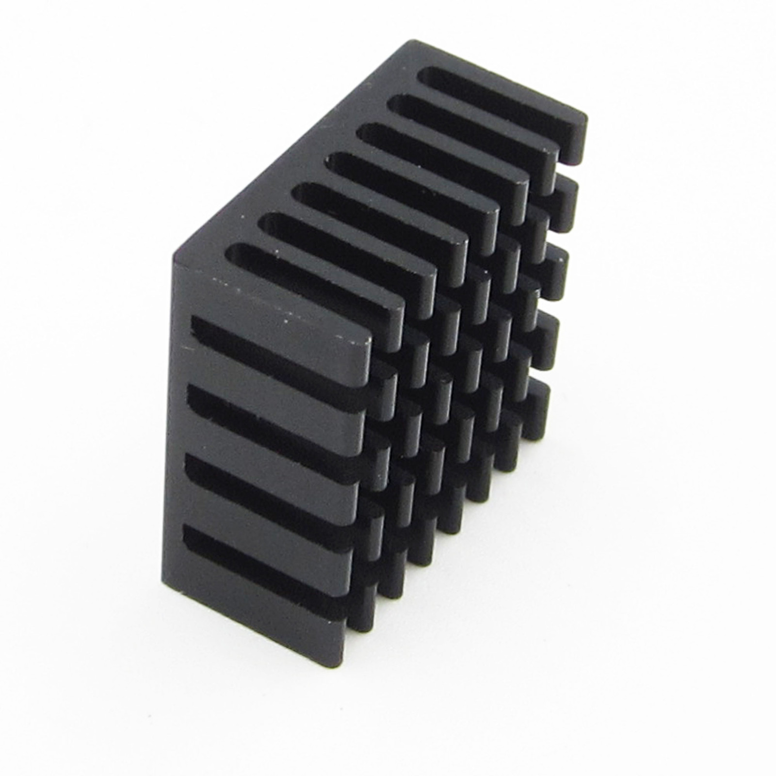 10pcs Radiating Fan Black Slot Routing CPU Heat Sink Cooling Fin 20x20x10mm
