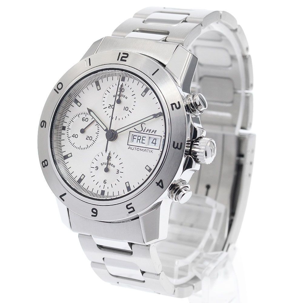 Sinn Watch 303.SILVER.12 Chronograph Day Date Automatic Men’s w/Warranty