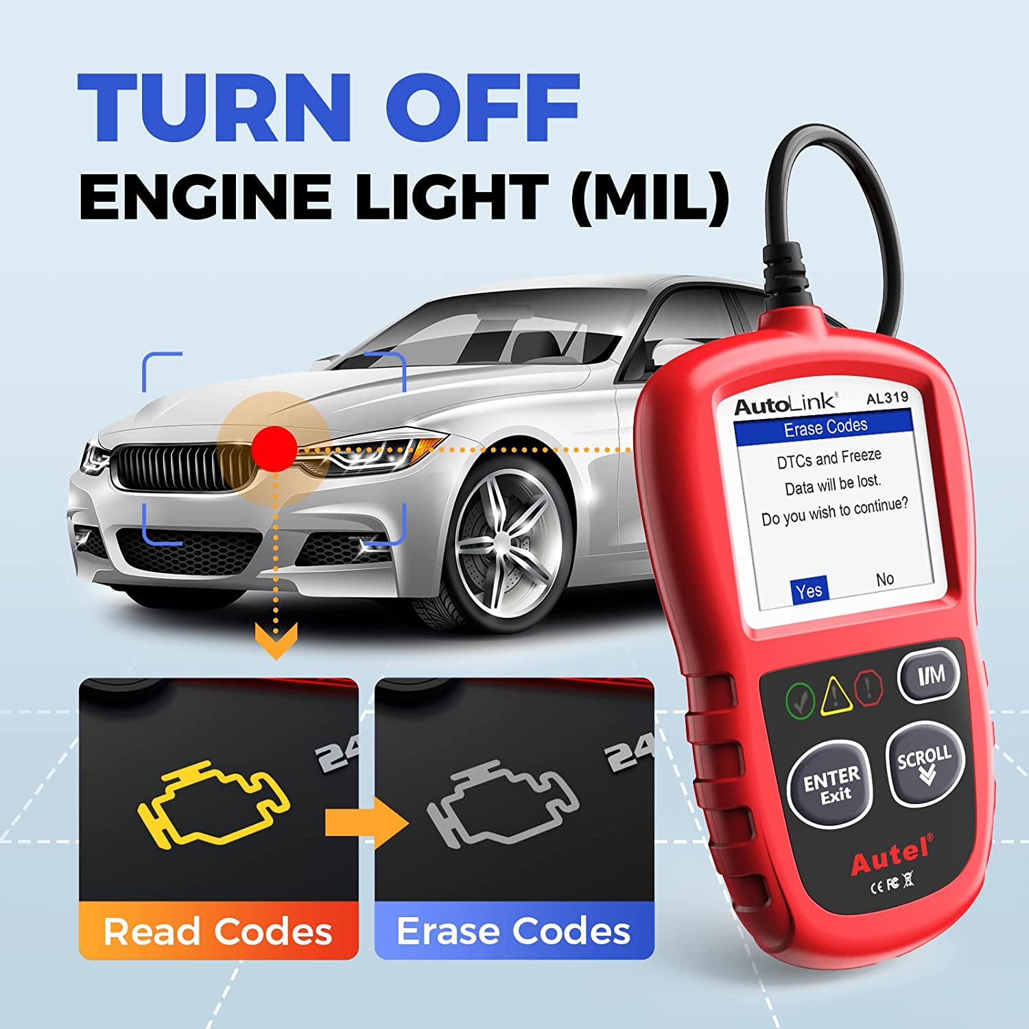 Escaner Automotriz En Español Universal Para Autos Portatil Profesional OBD OBD2