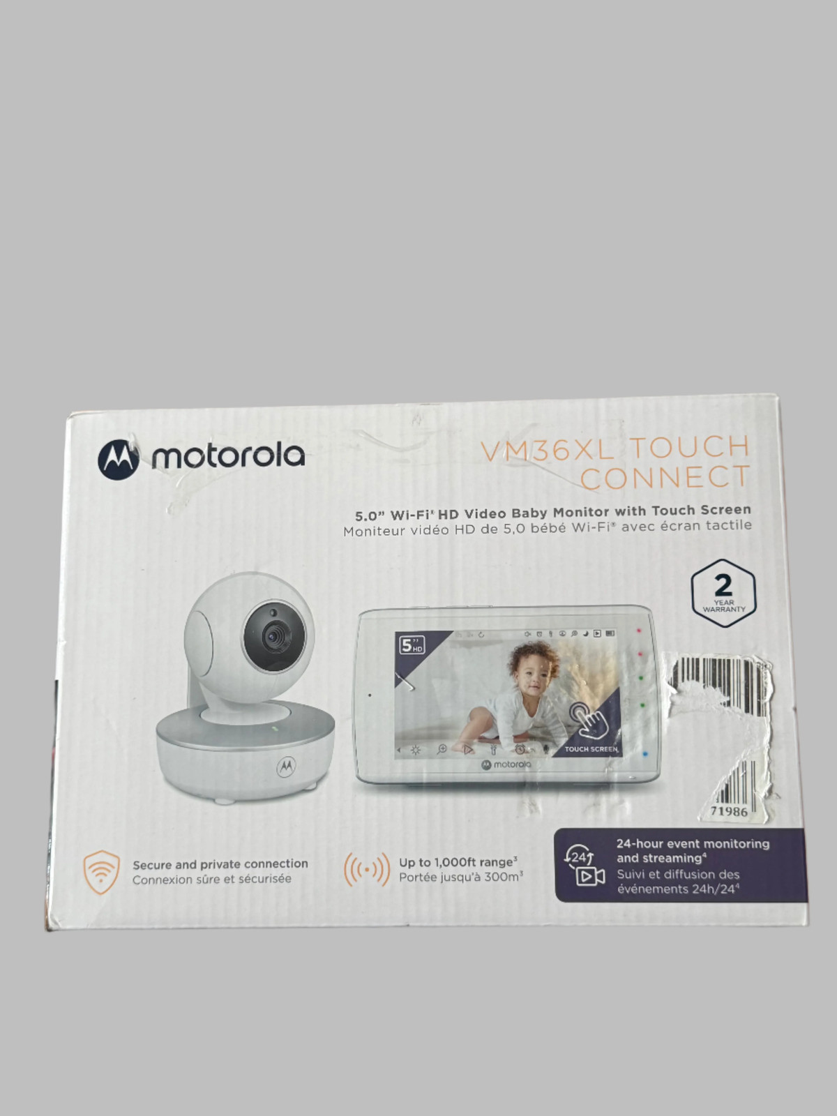 5.0″ WiFi HD Video Baby Monitor with Touch Screen 5.0″ WiFi HD Video B