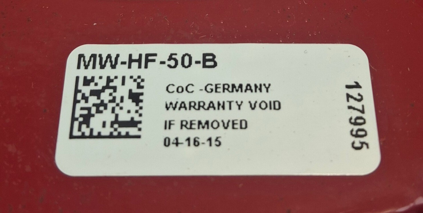 Zenner WPH-ZF Flanged Water Meters Non-Continuous Flow MW-HF-50-B