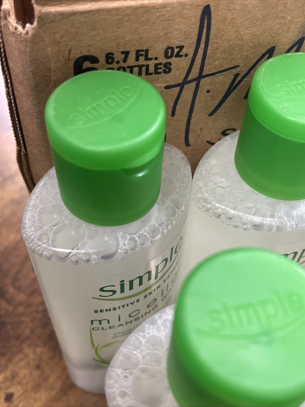 Amazon Wholesale Lot Of 5 Simple Sensitive Skin Experts Micellar Cleansing Water