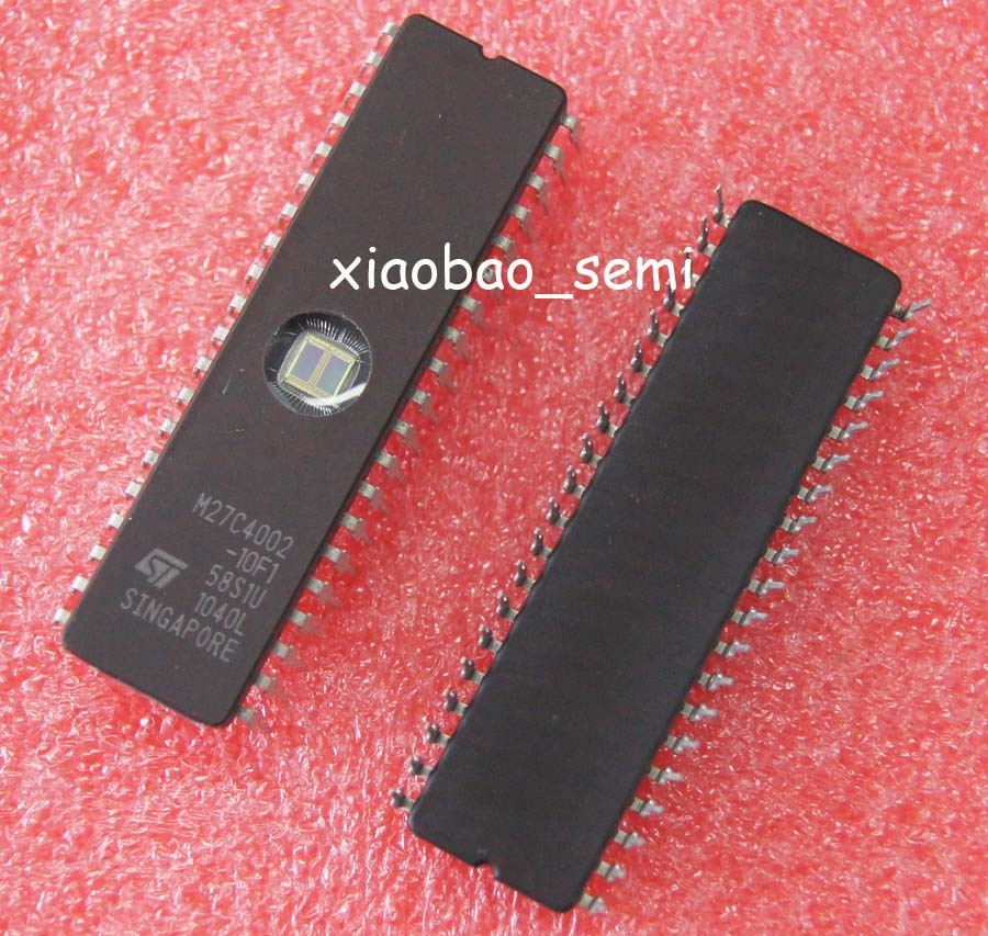 50pcs M27C4002-10F1 27C4002 DIP-40 EPROMs ST