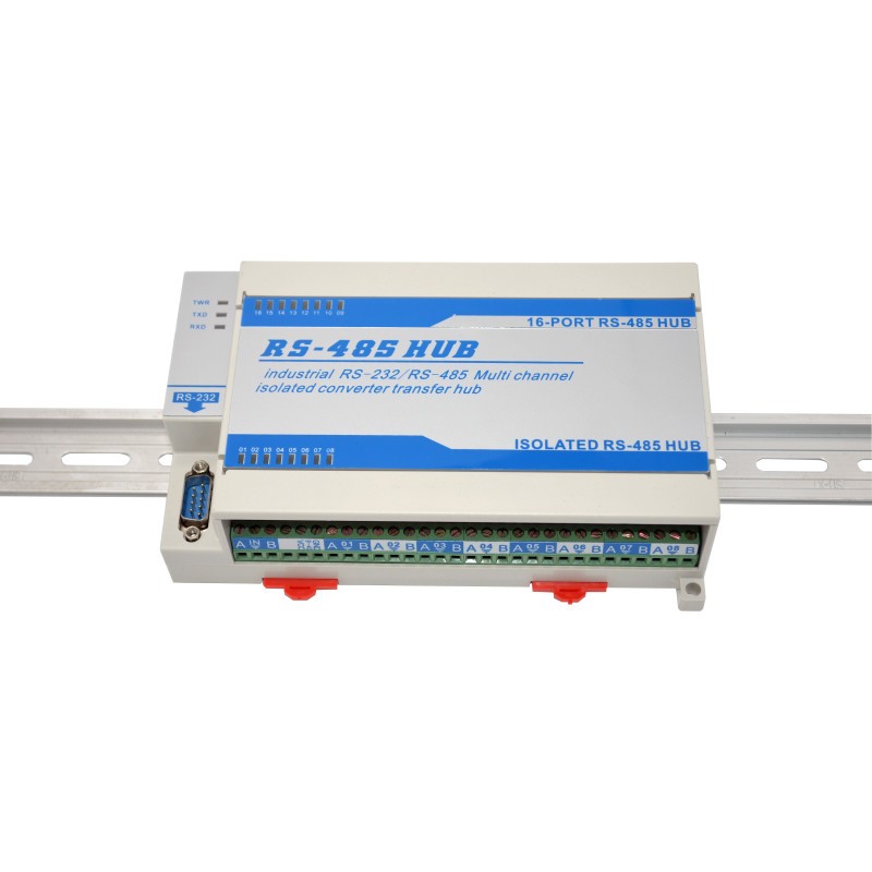 JPX6160 Lightning protection type bidirectional 16-channel RS485 hub distributor