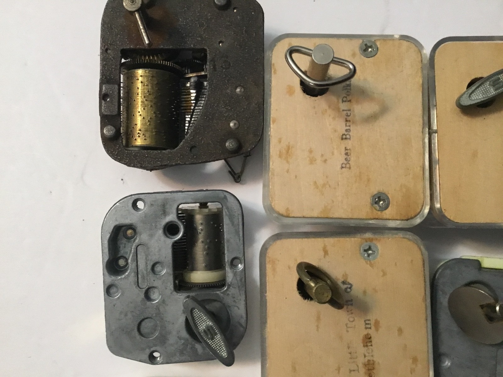 Lot of Seven Music Box Replacement units Read description for list
