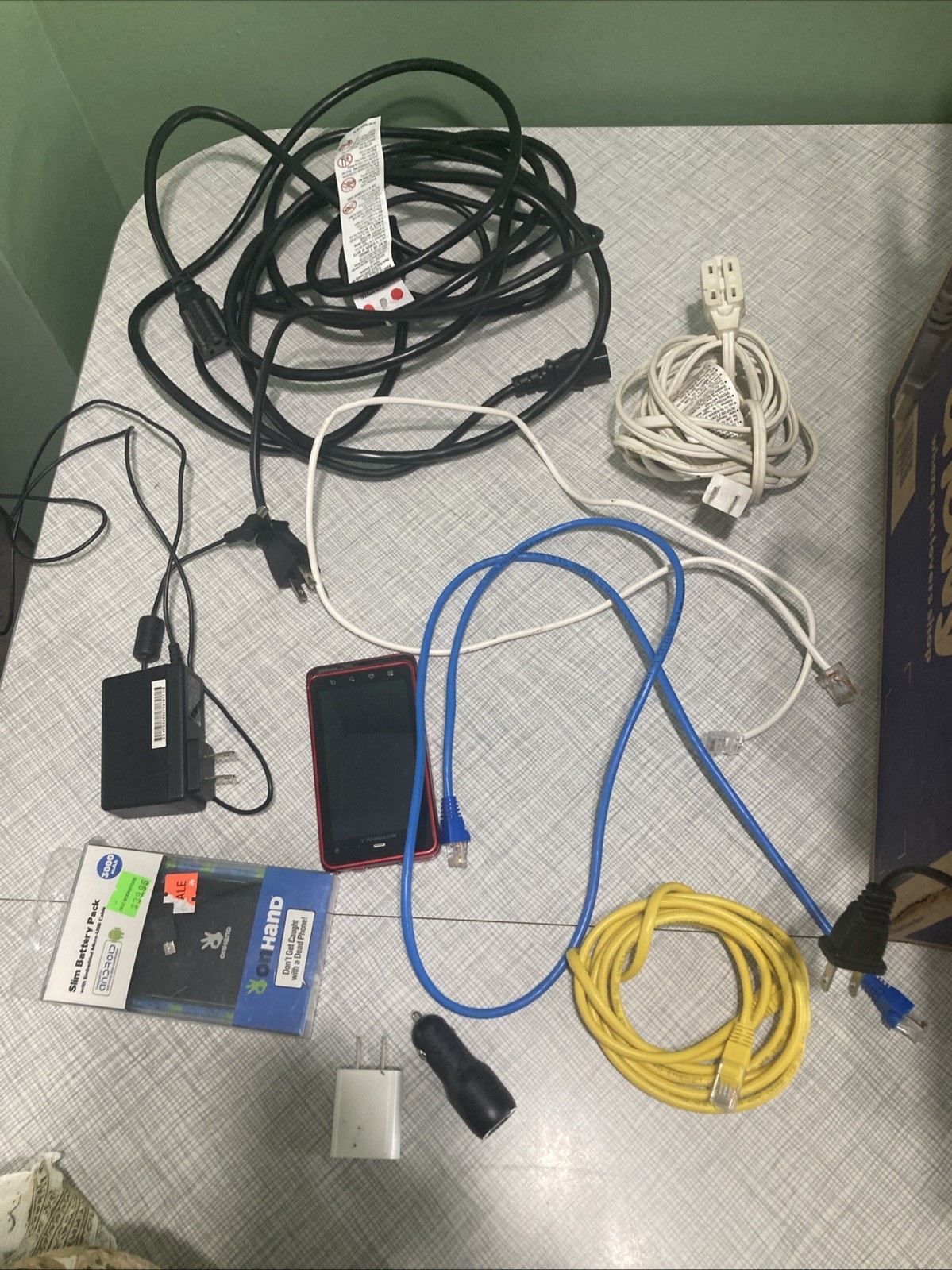 14lb Electronics Lot Phones Computer Parts UNTESTED AS IS FOR PARTS/REPAIR ONLY
