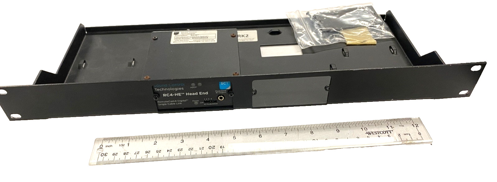 SCT RC4-HE Head End Remote Cam 4 Digital Single Cable Link Rackmount Working