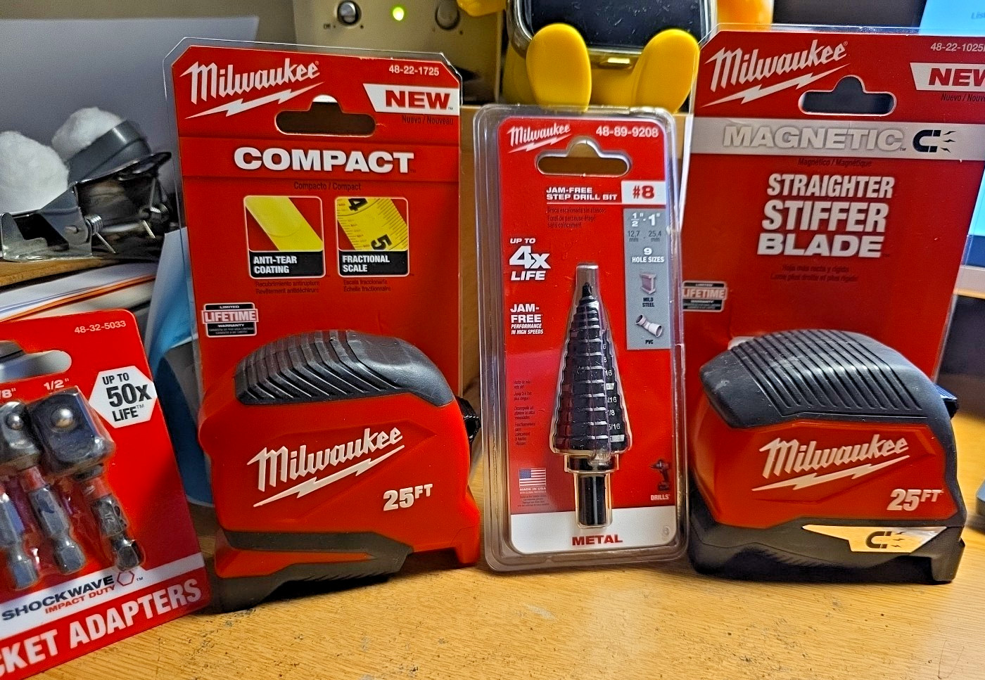 Milwaukee products (no bundle deal/price for each item)