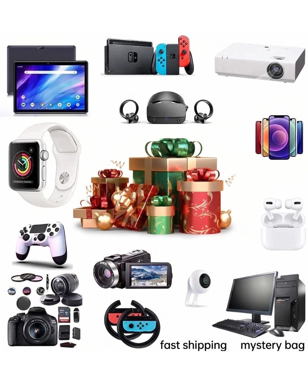 Mystery Box Mixed Lot Electronics Home Goods Daily Essentials Surprise AMAZON