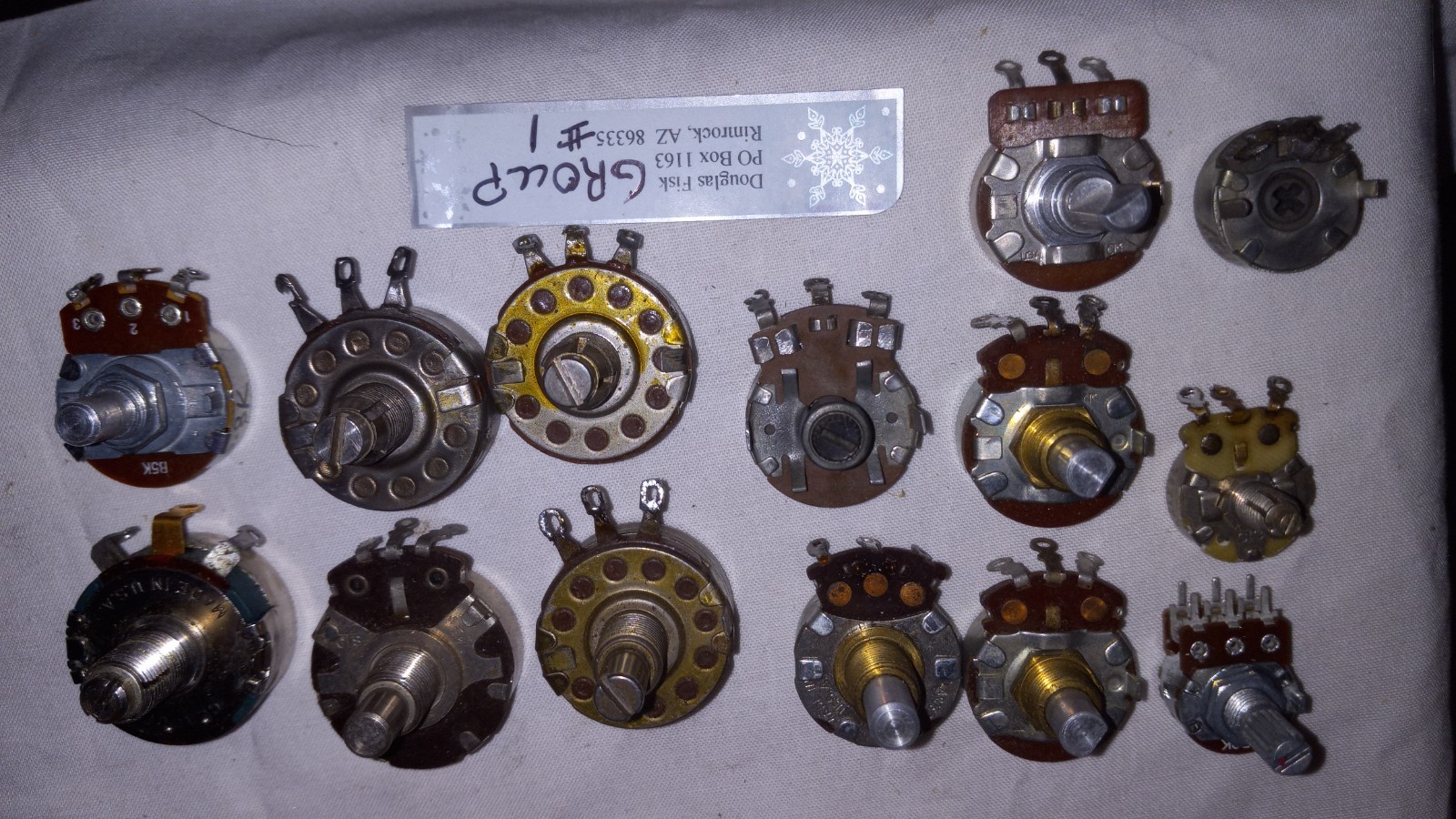 Item #856-G CLEARANCE-VINTAGE Electronic Parts, Connectors, ETC.,good condition