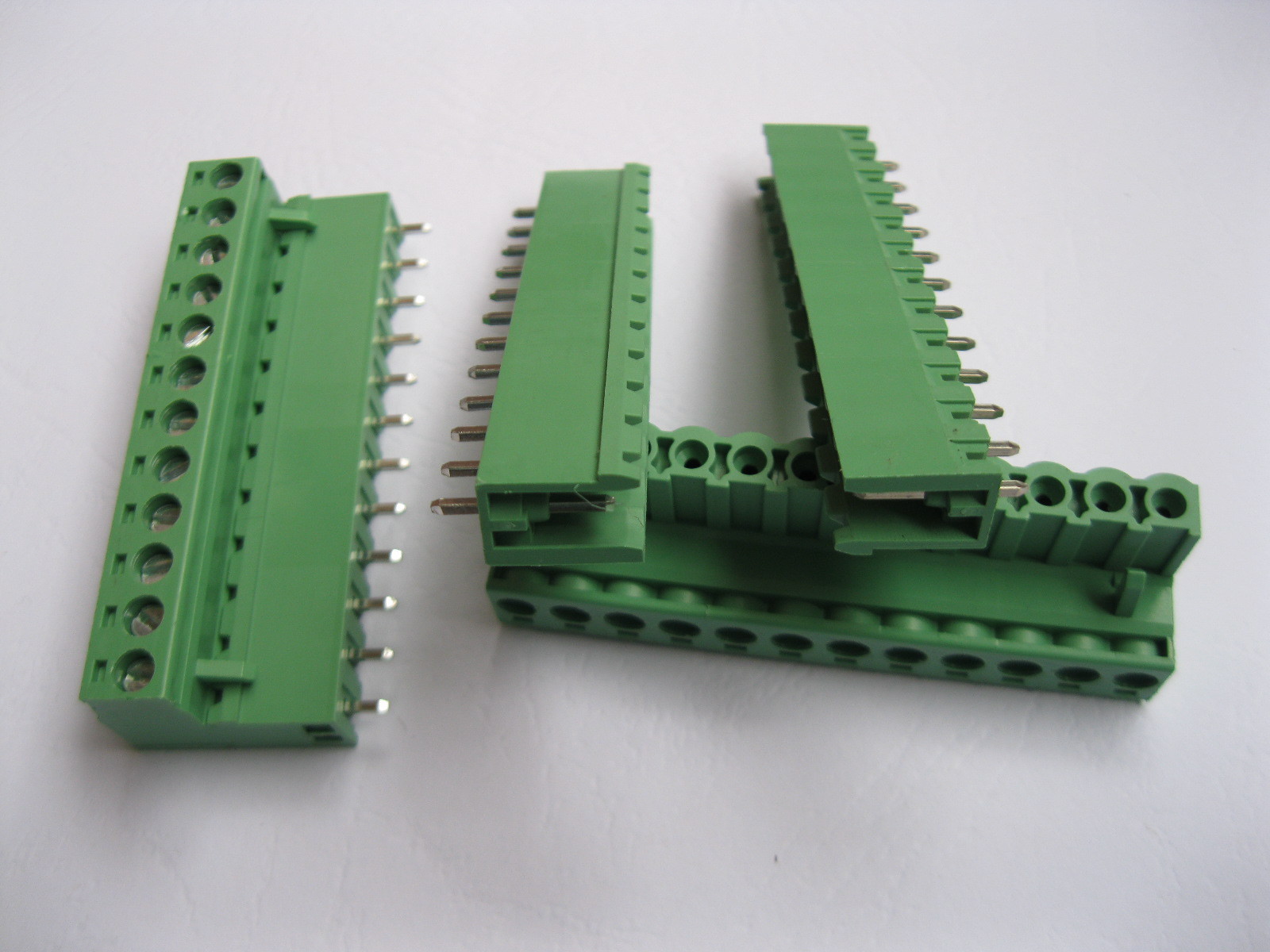 50 pcs 12 pin/way 5.08mm Screw Terminal Block Connector Green Pluggable Type New