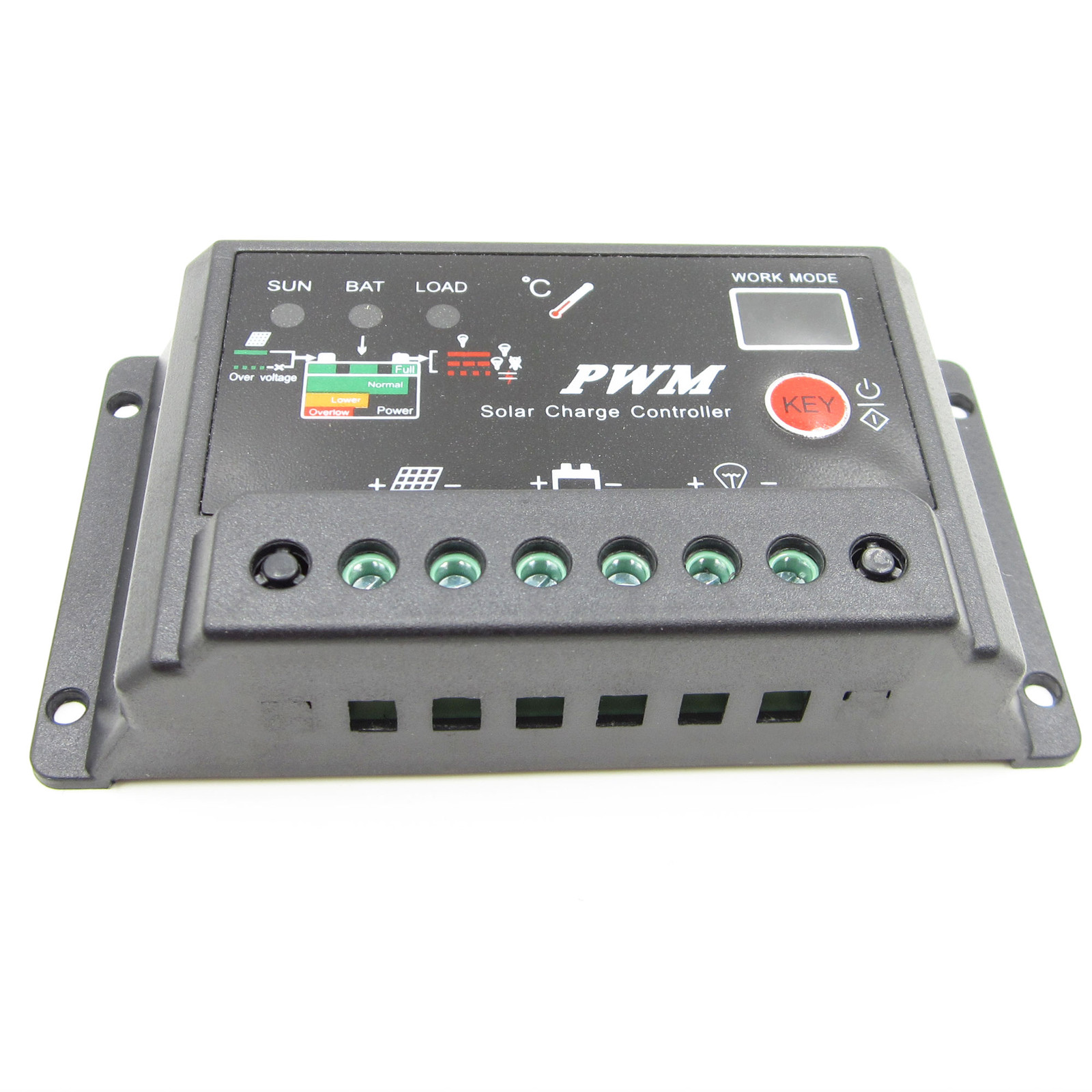 Upgrade 12V 24V Switch TOP Version PWM 10A Solar Charge Controller Regulator