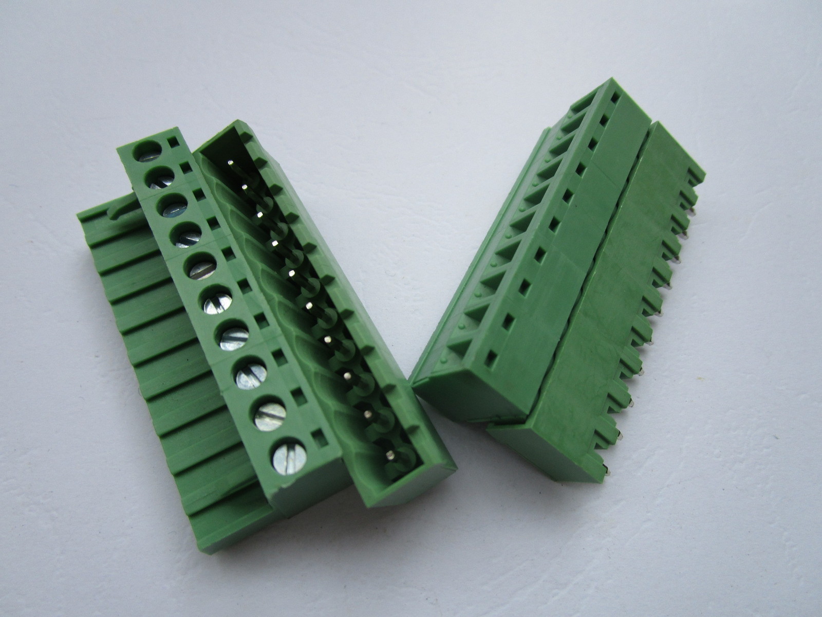 5 pcs Close Straight 10pin 5.08mm Screw Terminal Block Connector Pluggbale Type