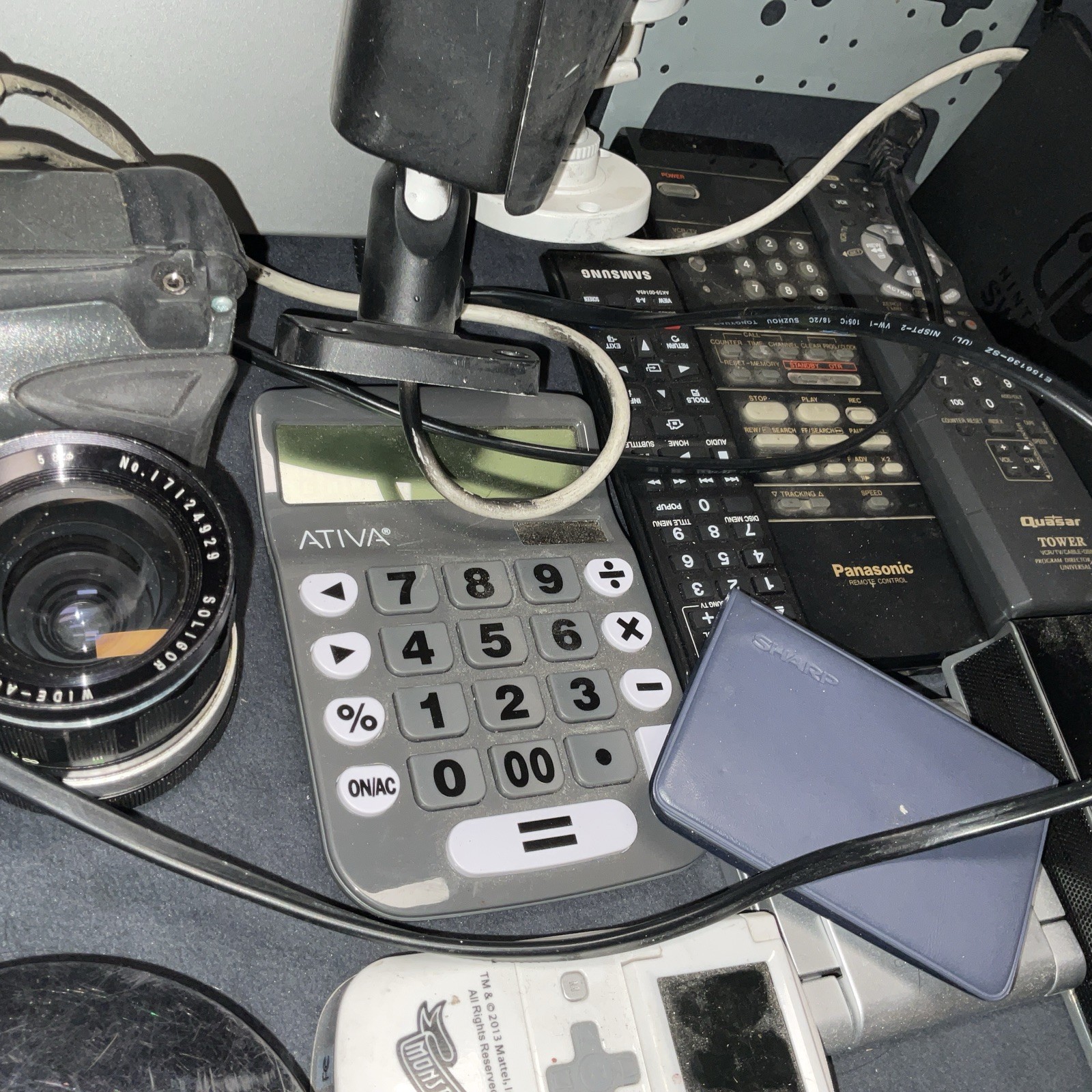 Untested Electronic Lot – External HDD, Garmin, Security Cameras, DVD, Remote