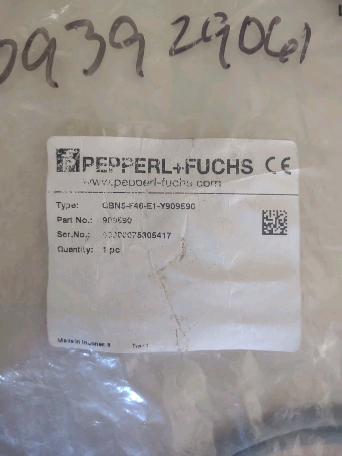 Pepperl+Fuchs Q1BNF-4.0-IE1-Y0909590 Sensor Cable | New in Bag | Industrial Auto