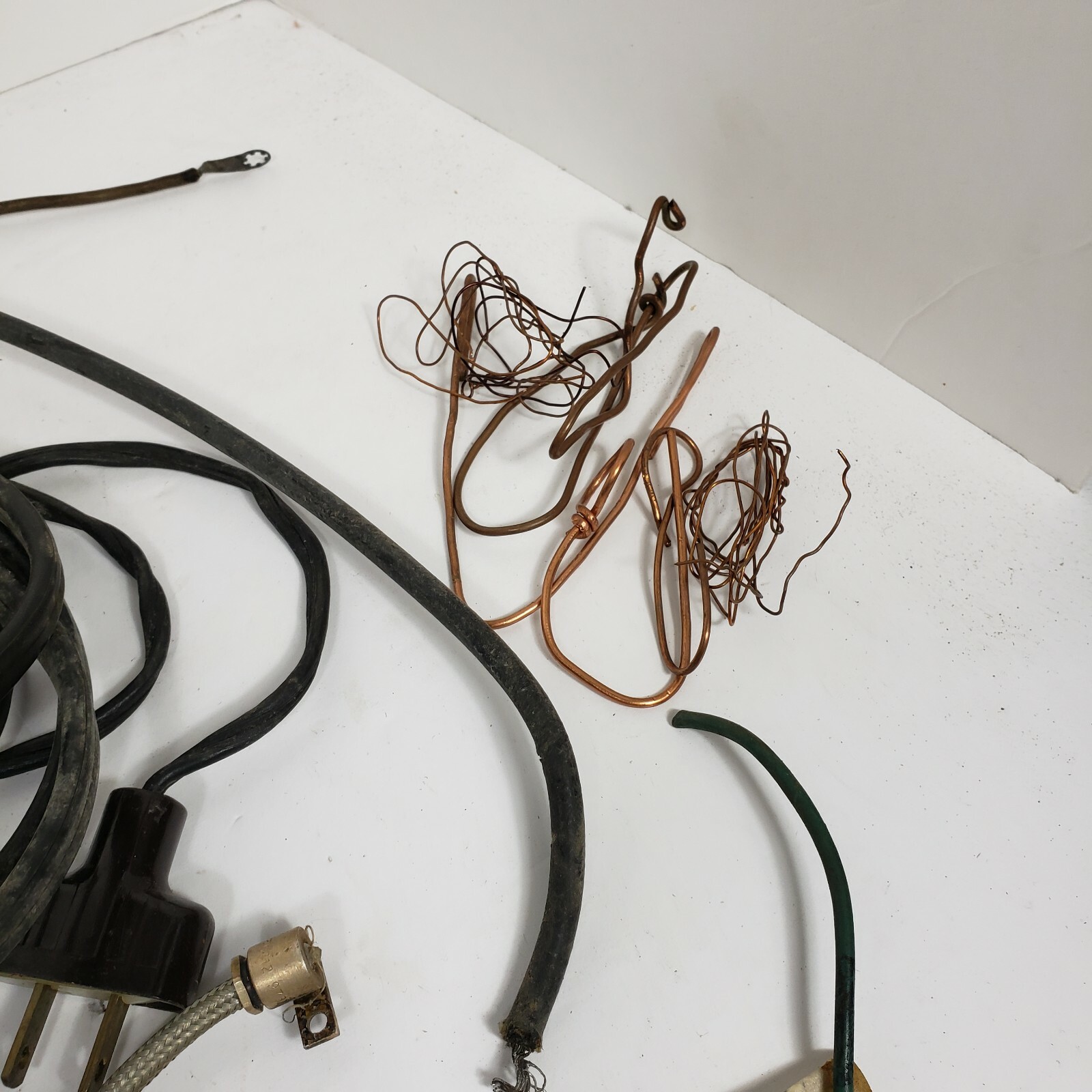 Big Mixed Ham Radio Wire Lot Multiple Lengths Eye Kook Tube Caps