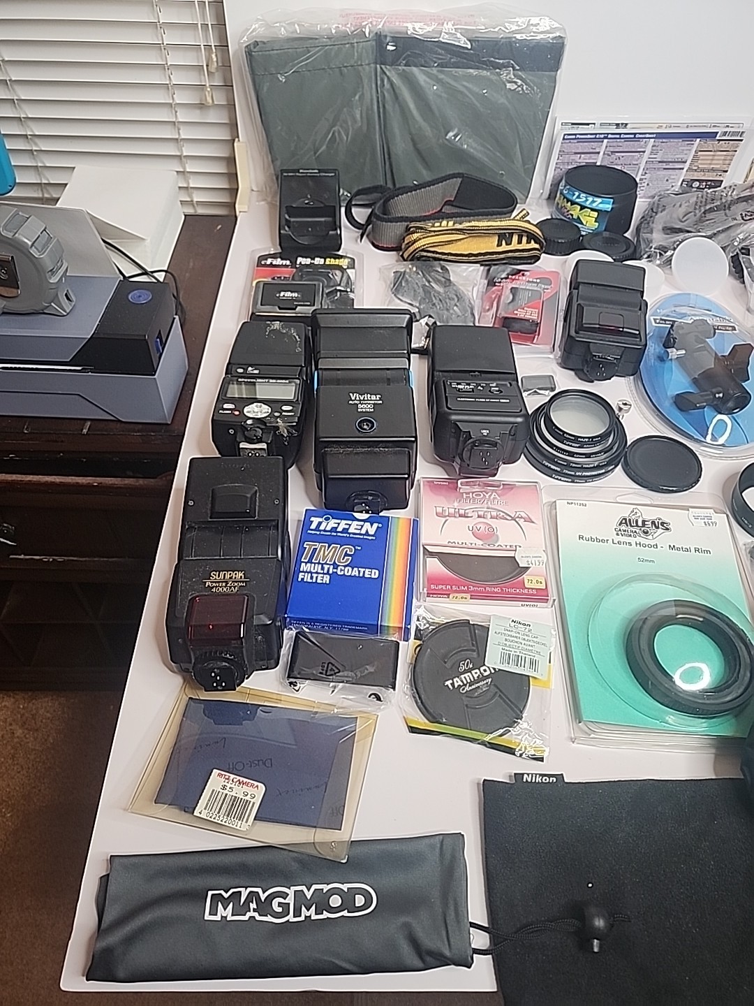 Assorted Lot Of Photography Equipment/ Parts ~ Cables, Electronics ~ AS IS Mixed