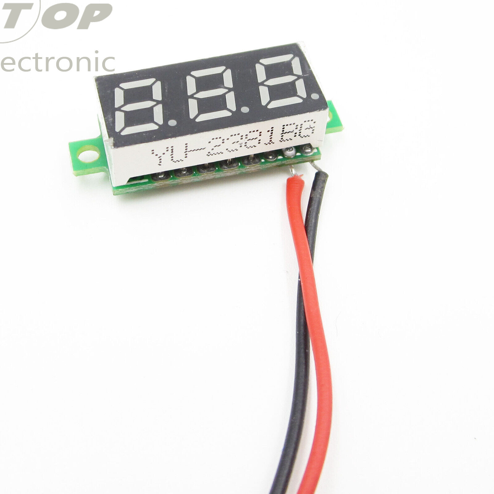 0.28″ DC Digital Voltmeter Panel Mount Green LED Voltage Volt meter 2.50~30V