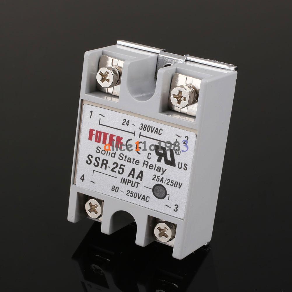 SSR-25AA AC-AC 25A 80-250VAC 24-380VAC FOTEK Soild State Relay