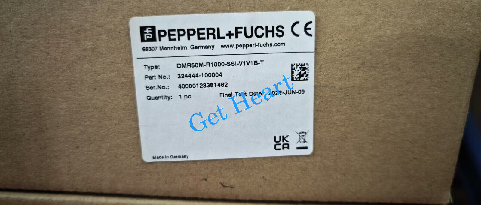1 PCS Pepperl-Fuchs OMR50M-R1000-SSI-V1V1B-T FedEx or DHL or UPS