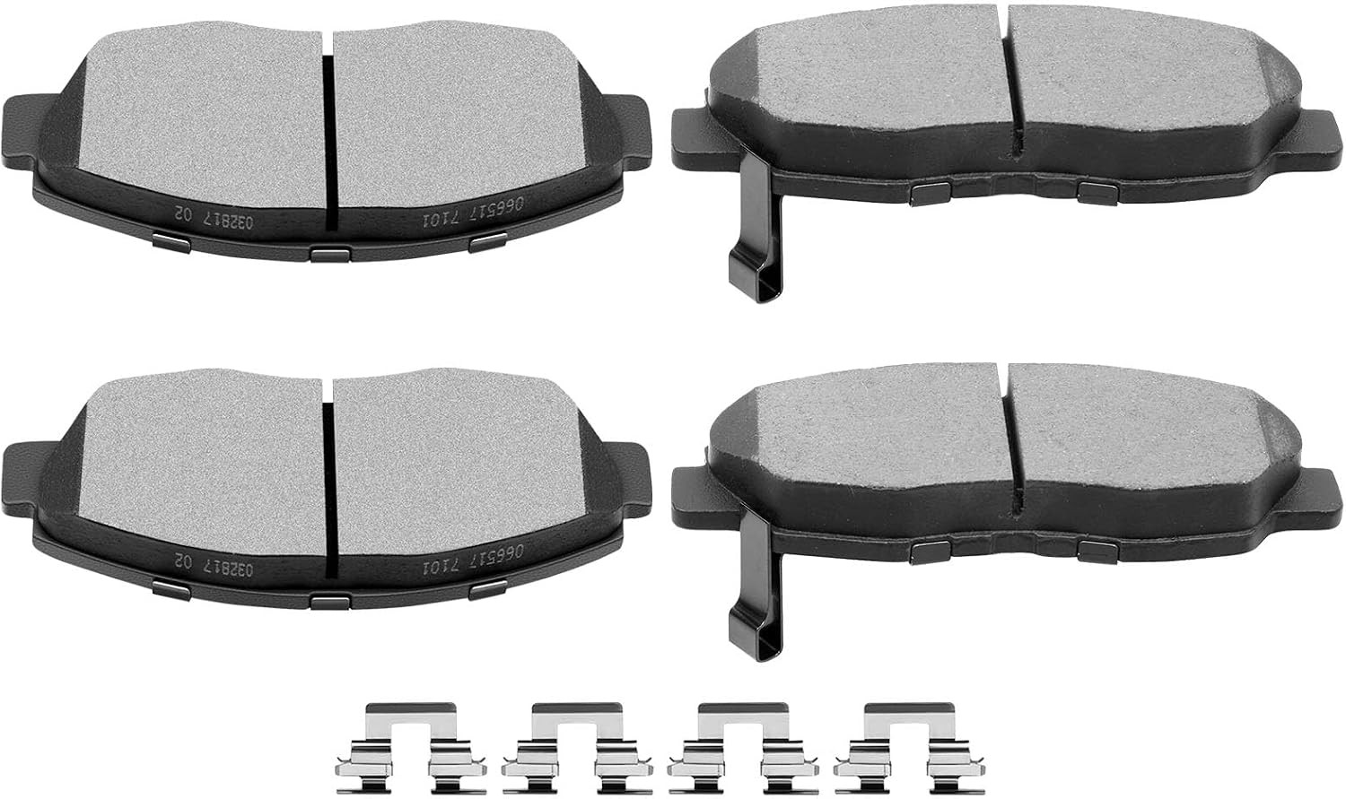 SCITOO D465 Front Ceramic Brake Pads Sets Fit 1997-1999 For Acura For CL,1997-20