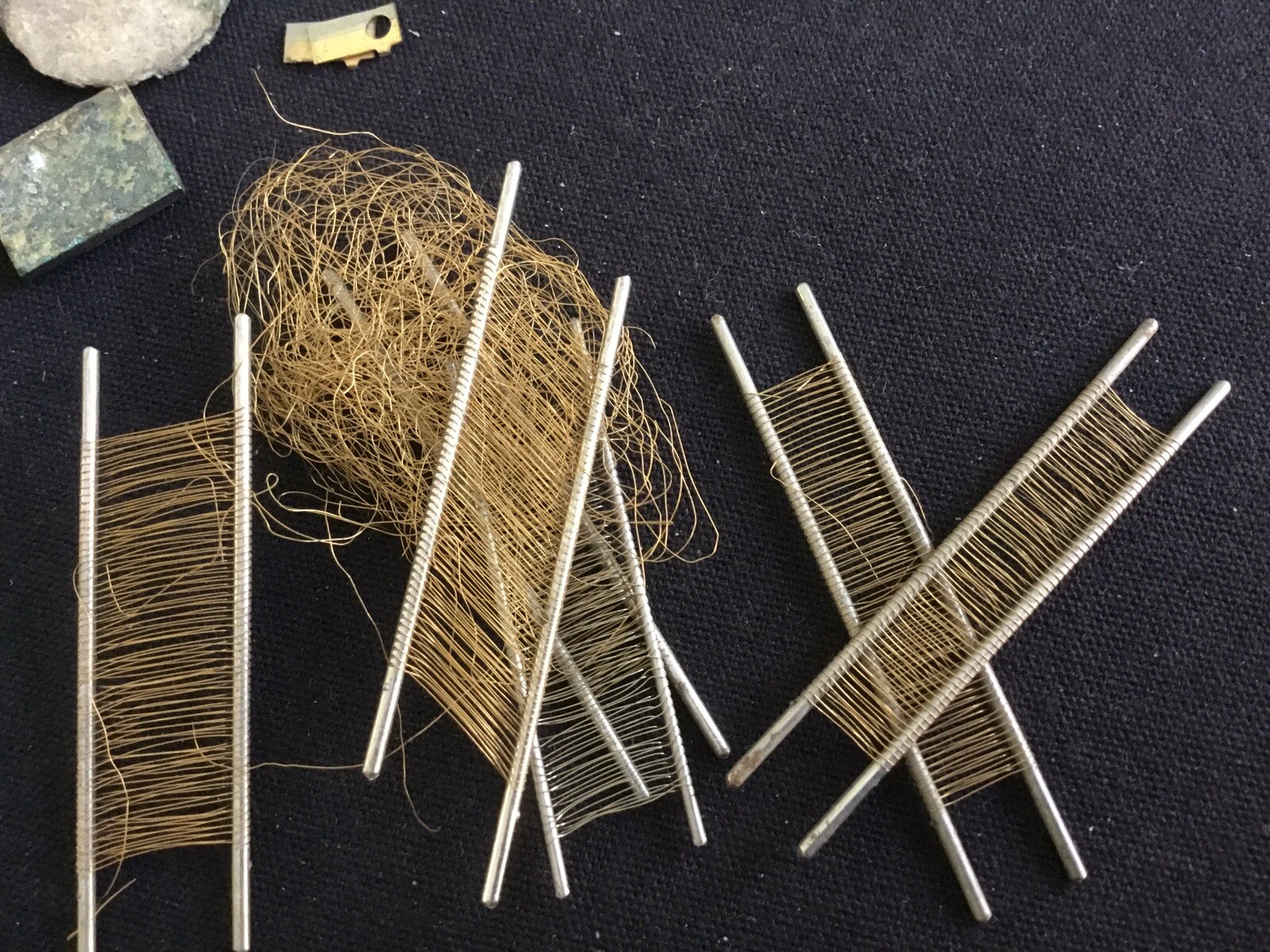 Gold Plated Pins For Gold Recovery 116 Grams Plus Silver Pieces
