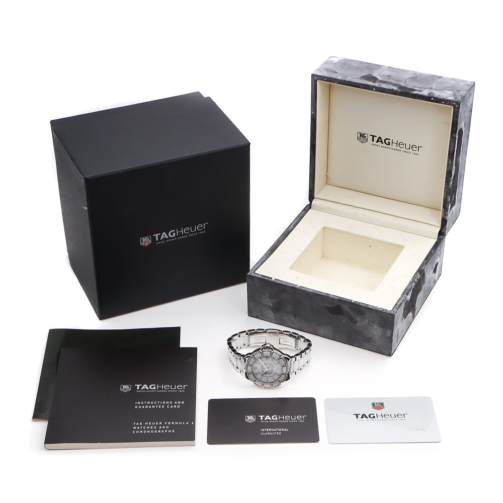 TAG Heuer Formula 1 Ladies Quartz WAH121D BA0861 Watch Guarantee Card Box Auth