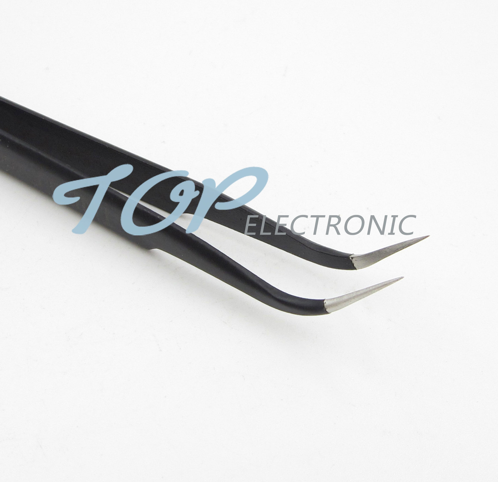 5PCS Non-magnetic Elbow Tweezers TU-15B Anti-static Tweezer