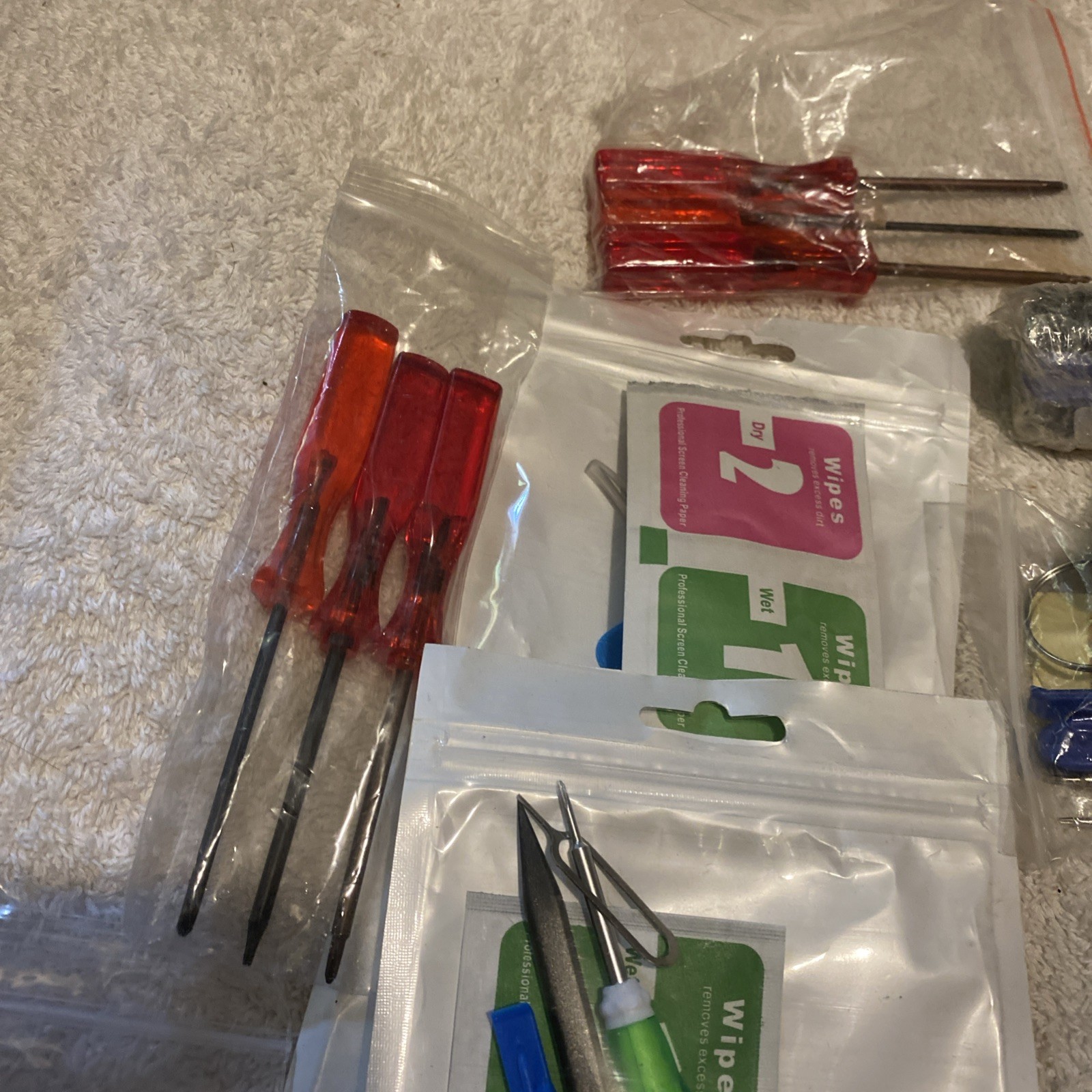 Big Lot of Micro Screwdrivers and electronics repair accessories