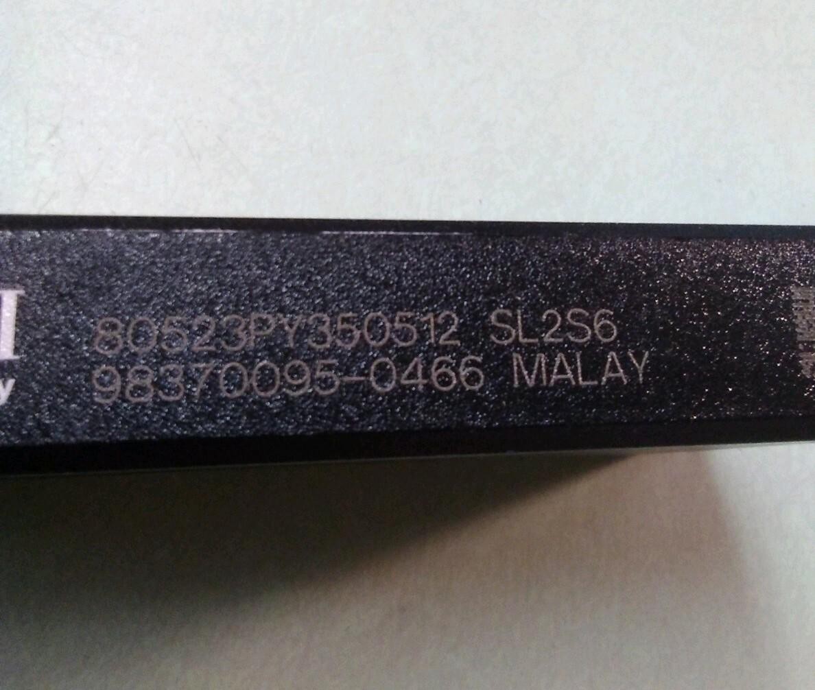 Intel PII/350 MMX CPU 80523PY350512 SL2S6