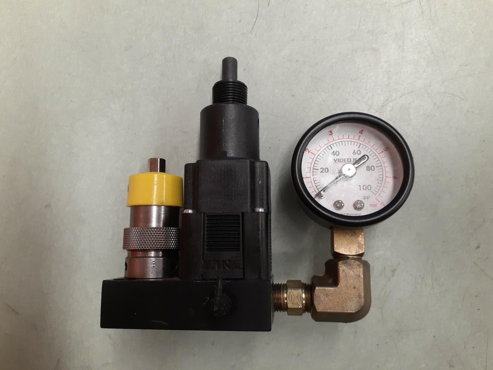 VIDEOJET 208266 Regulator ETO-3M Solenoid and ANSI B401 Gauge