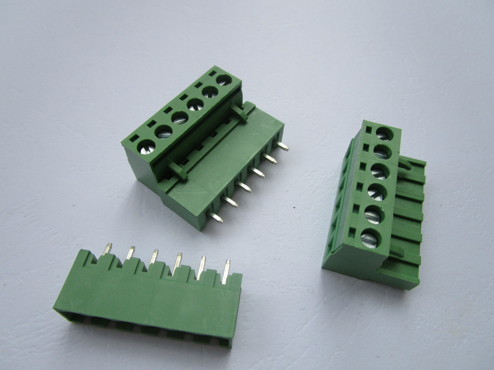 160 pcs Close Straight 6pin 5.08mm Screw Terminal Block Connector Pluggbale Type