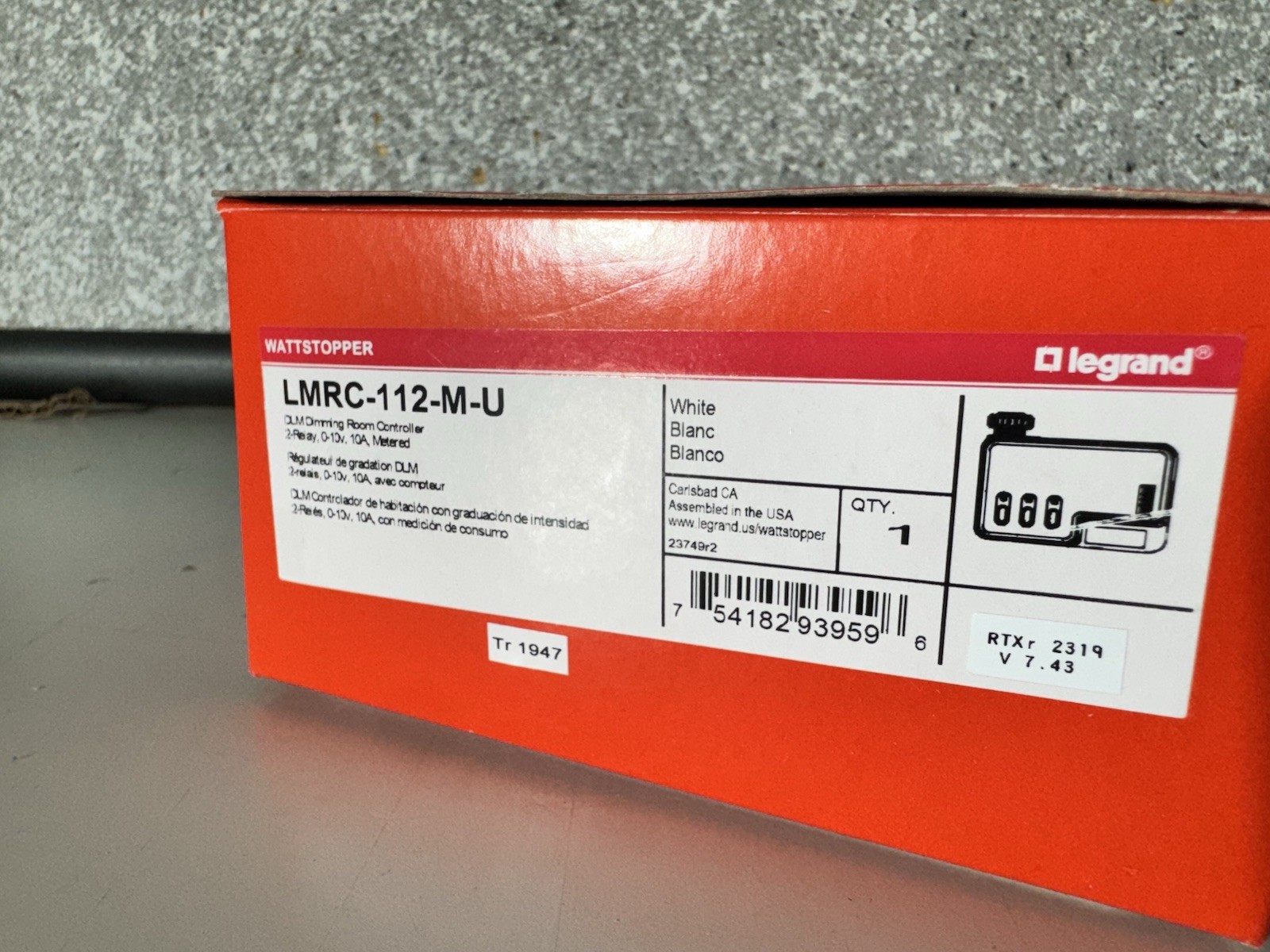 Wattstopper LMRC-112-M-U DLM DIMMING ROOM CONTROLLER BRAND NEW IN BOX