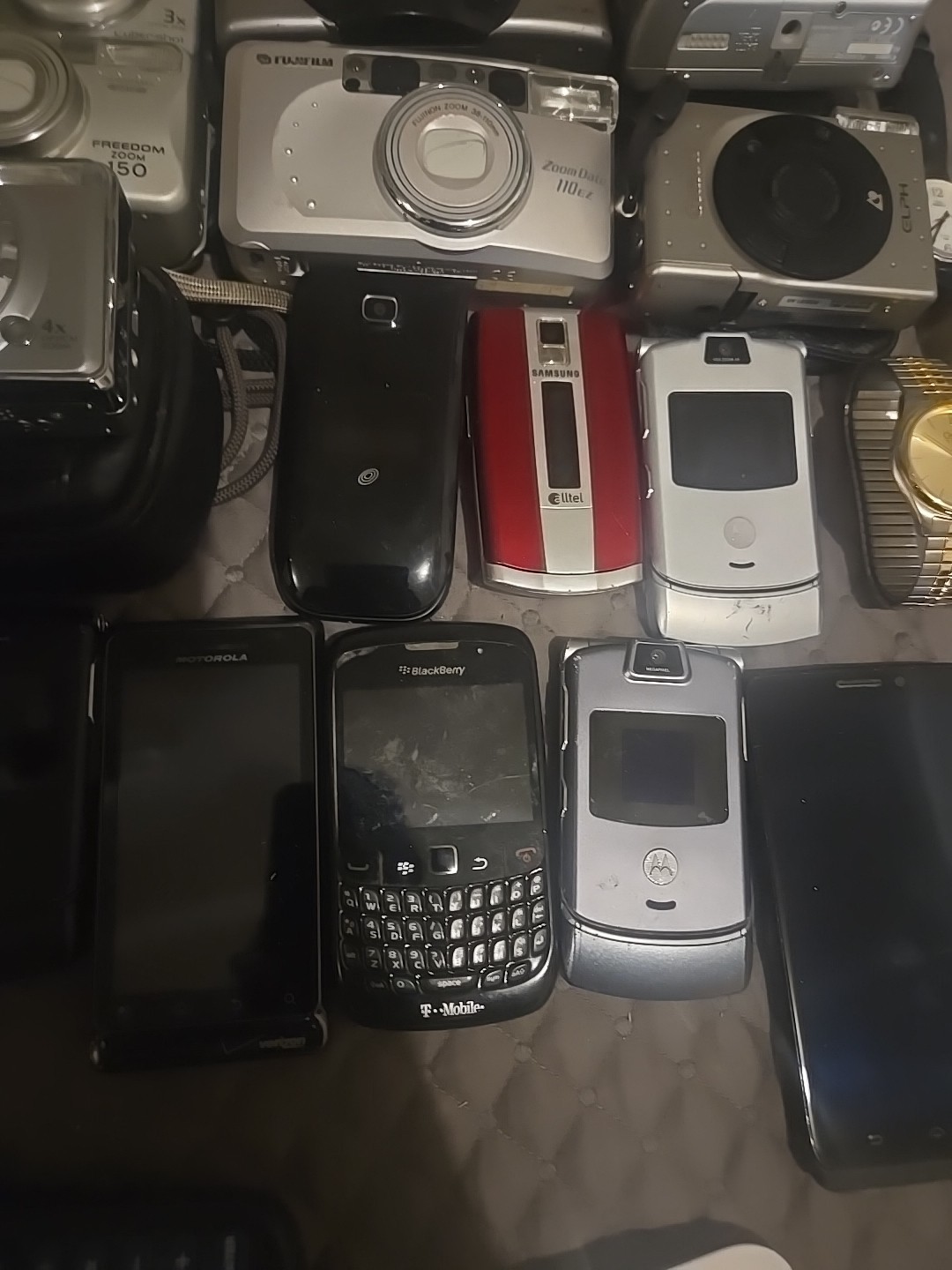 Lot of Electronics Watches Sony Canon Samsung Apple Fitbit Etc