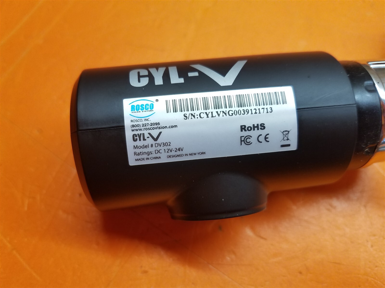 ⭐️⭐️⭐️⭐️⭐️ **FOR PARTS** Rosco Vison CYL-V DV302 Automotive HD Video Recorder