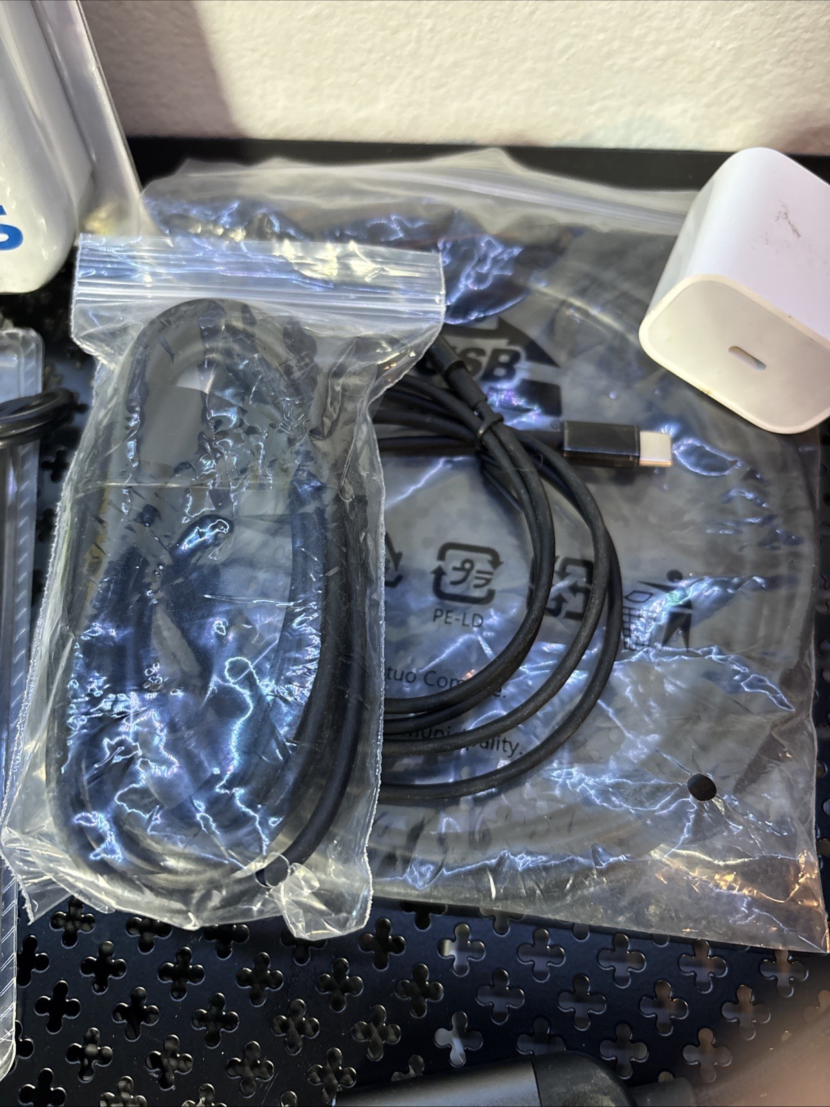 Lot of Electronic Cords and Ports