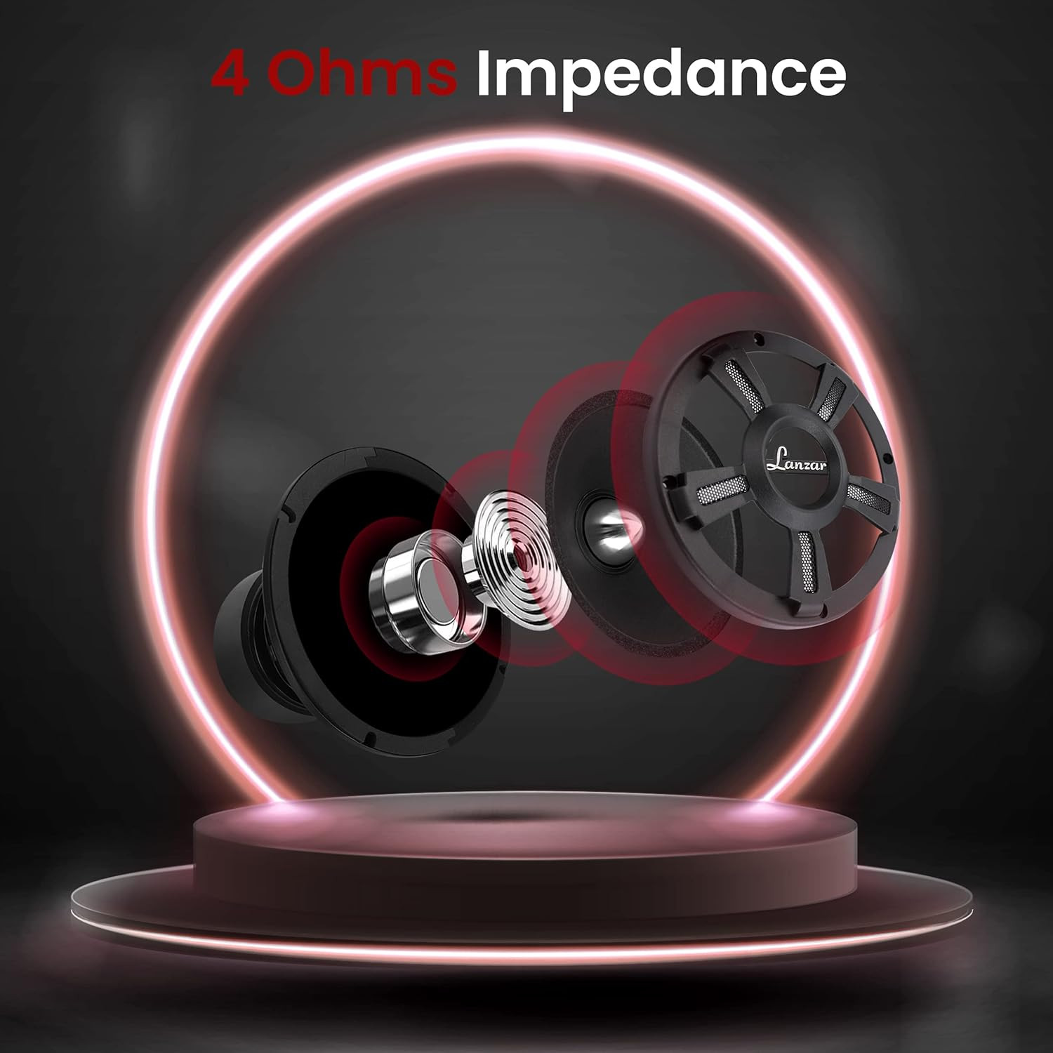 Upgraded Opti Pro 6.5” High Power Midbass – Powerful 500 Watt Peak 105Hz – 12 Kh